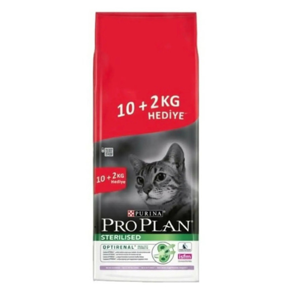 Pro Plan Kısırlaştırılmış Hindili Kedi Maması 12 Kg bonus paket