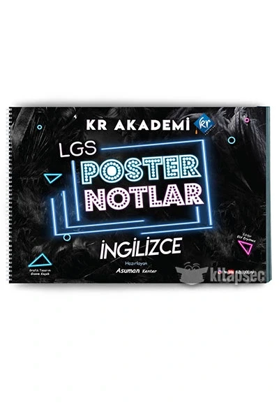 LGS İNGİLİZCE POSTER NOTLAR  KR AKADEMİ YAYIN ürün görseli 1