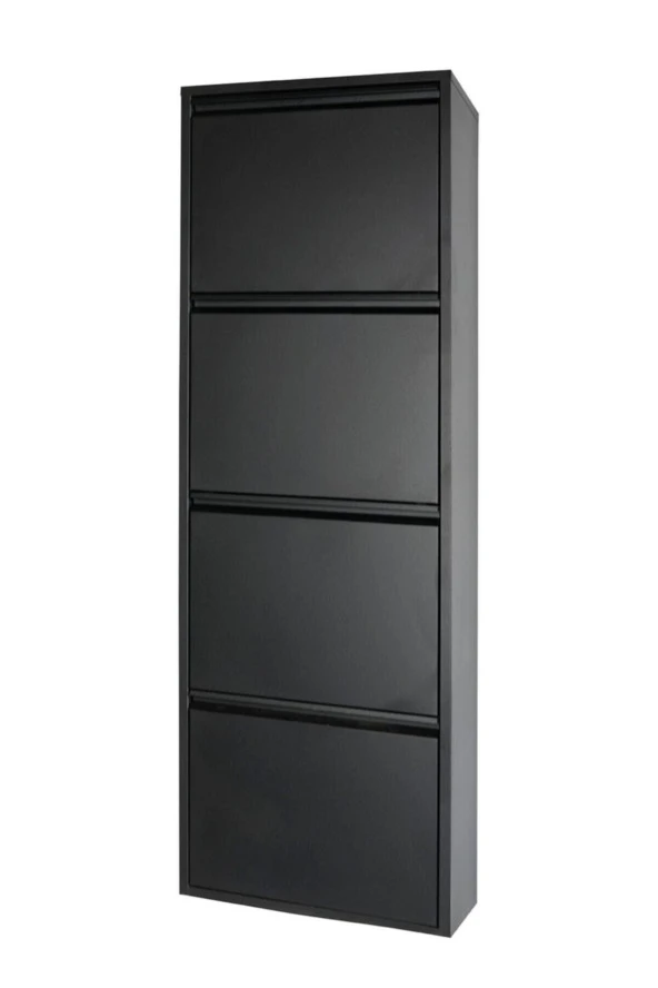adlsteel 4'lü Metal Ayakkabılık (texture Siyah)