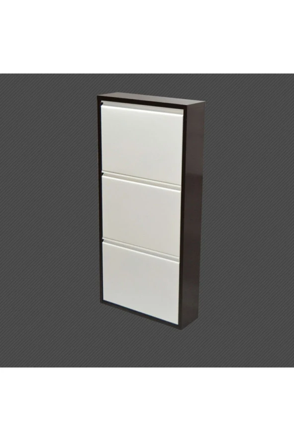 adlsteel Metal Ayakkabılık  3 Lü KAHVE-KREM - 3