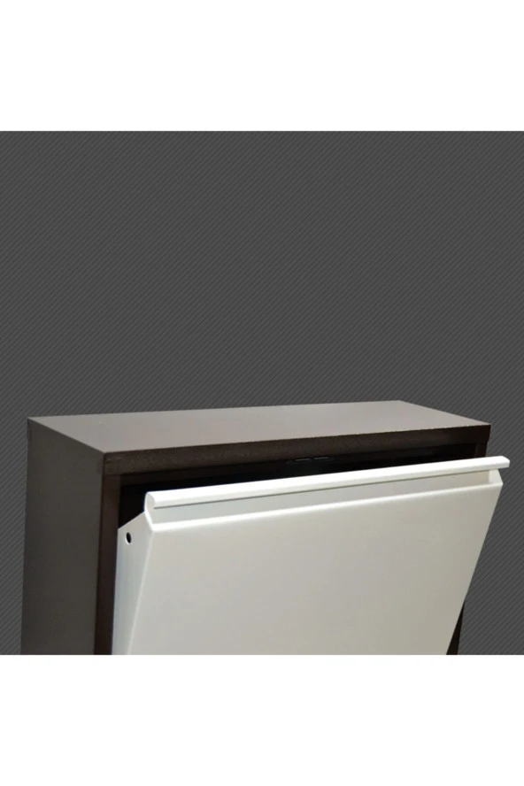 adlsteel Metal Ayakkabılık  3 Lü KAHVE-KREM - 6