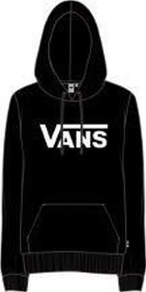 Vans WM DROP V LOGO HOODIE-B Kadın Sweat Shirt VN0A5HNPBLK1