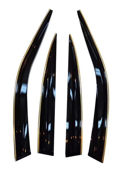 Peugeot Tepee Gold Kromlu Cam Rüzgarlığı 2008-2016 Arası 2li ürün görseli 1