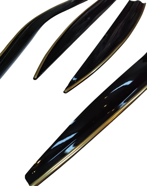 Peugeot Tepee Gold Kromlu Cam Rüzgarlığı 2008-2016 Arası 2li - Resim 3