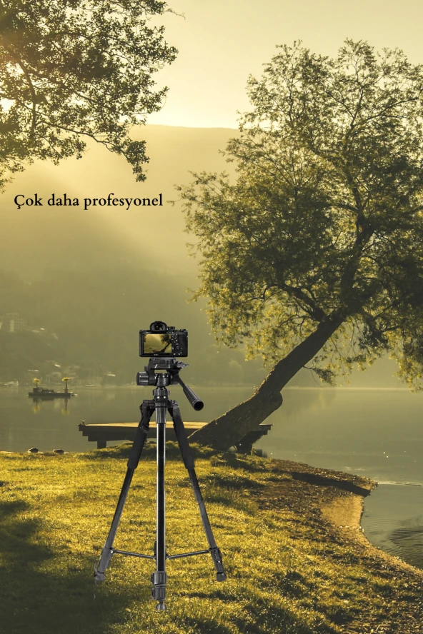 Fuchsia Profesyonel Çok Amaçlı Ayaklıklı Ayarlanabilir Tripod - Resim 5