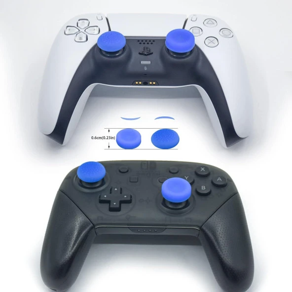 Cosmostech PS5 Controller Joystick Oyun Kolu Gamepad Uyumlu - 8'li Analog Koruyucu M - Resim 4