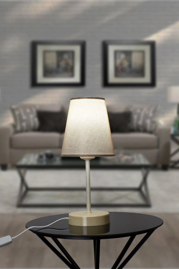 Vivido Abajur Kumbeji Petit Krem Ayaklı Abajur - 2