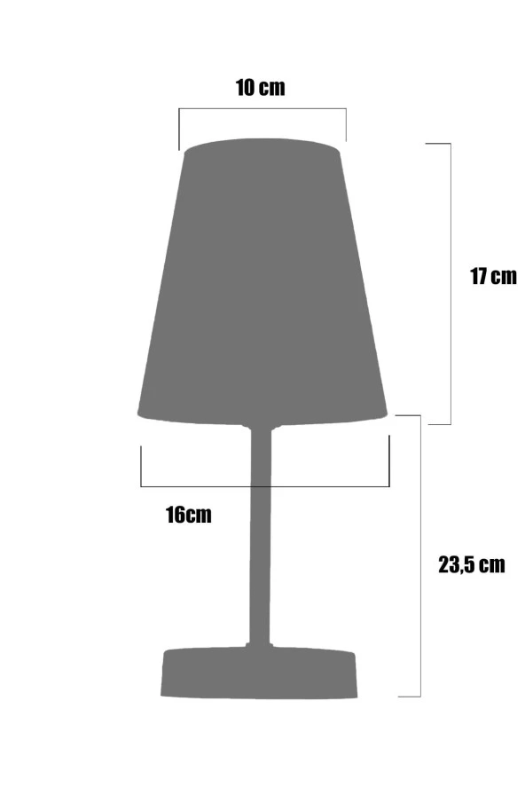 Vivido Abajur Şekerli Kız Çocuk Odası Abajur Komodin Üzeri Aydınlatma - Resim 2