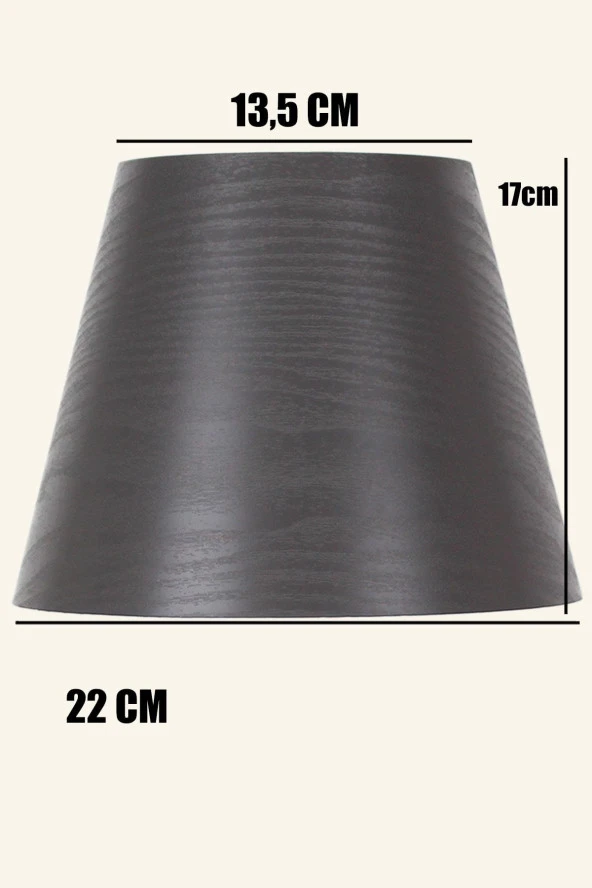 Vivido Abajur Gri Modern Ikili Abajur Şapkası - Resim 2