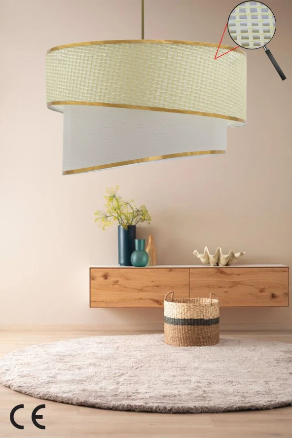 Vivido Abajur Hasır Krem Gold Avize ürün görseli