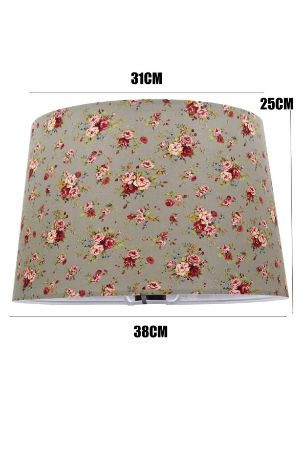 Vivido Abajur Çiçekli Lambader Şapkası - 2