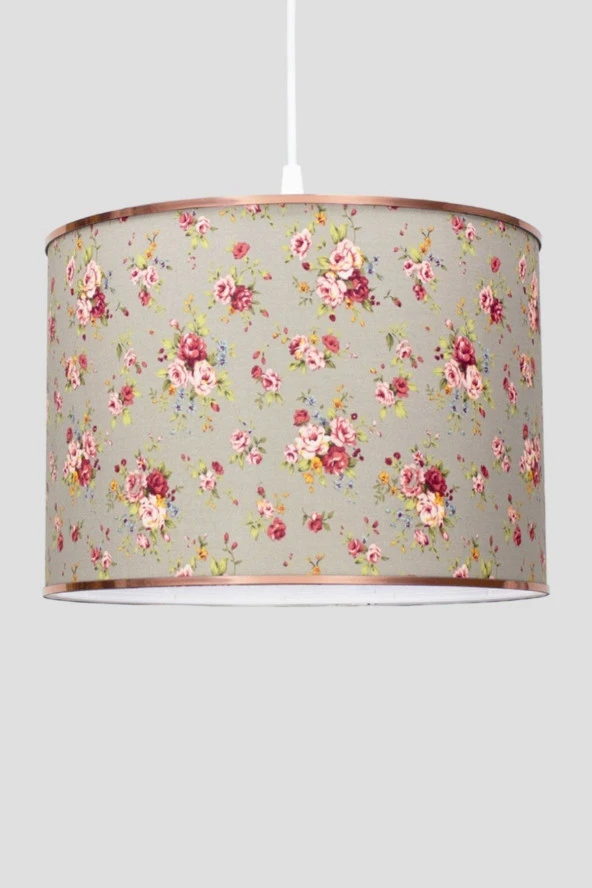 Vivido Abajur Çiçekli Sarkıt Avize - Resim 2