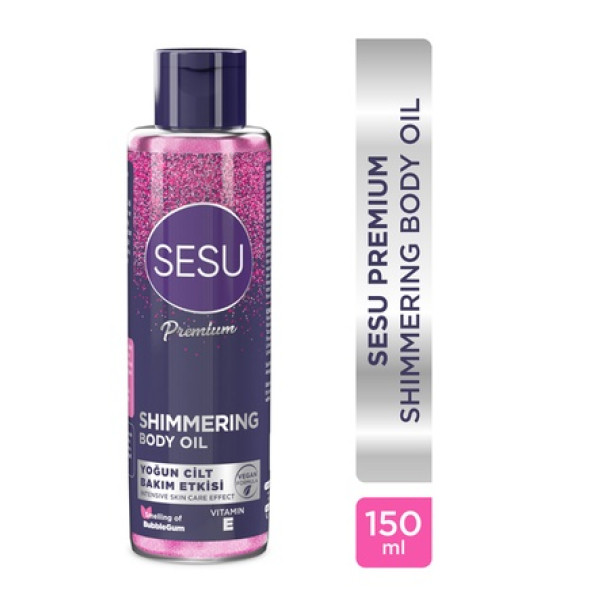 SESU PREMIUM  SHIMMERING BODY OIL 150ML ürün görseli 1