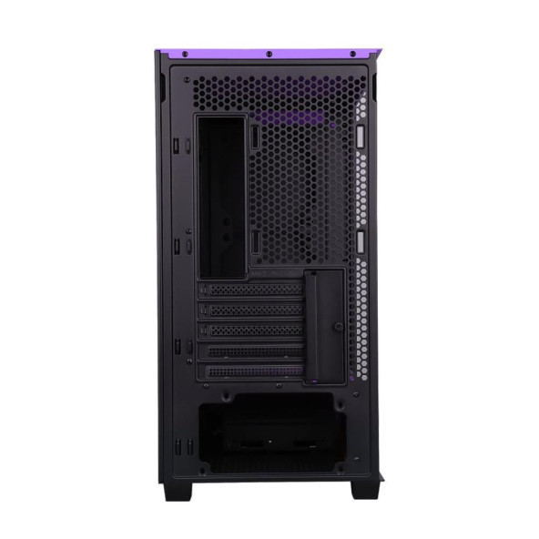 POWER BOOST PB-P2252BP USB 3.0 MESH RİNG ARGB FAN M-ATX MOR KASA - 5