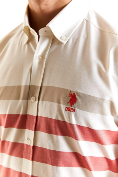 U.S. POLO ASSN. ERKEK DOKUMA GOMLEK G081SZ004-000-1838266 - 3