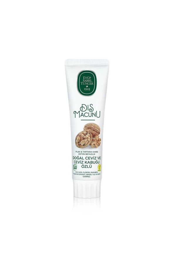 Doğal Ceviz Ve Ceviz Kabuğu Özlü Diş Macunu 90 ml - 2