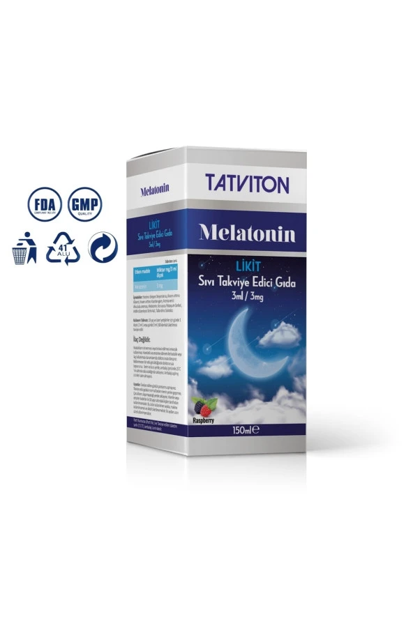 Tatviton Melatonin Likit 150 ml (3ML/3MG)