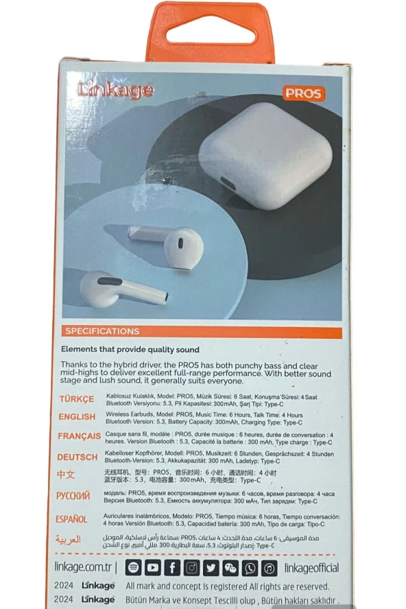 MDM Wireless earbuds 3 d stereo, Bluetooth kulaklık - 2