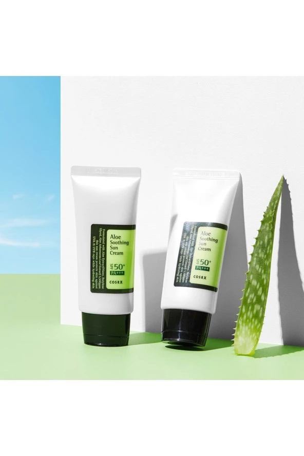 Cosrx Aloe Soothing Sun Cream Spf50 Pa+++ - Aloe Vera Ekstreli Yatıştırıcı Spf50+ Güneş Kremi - 3
