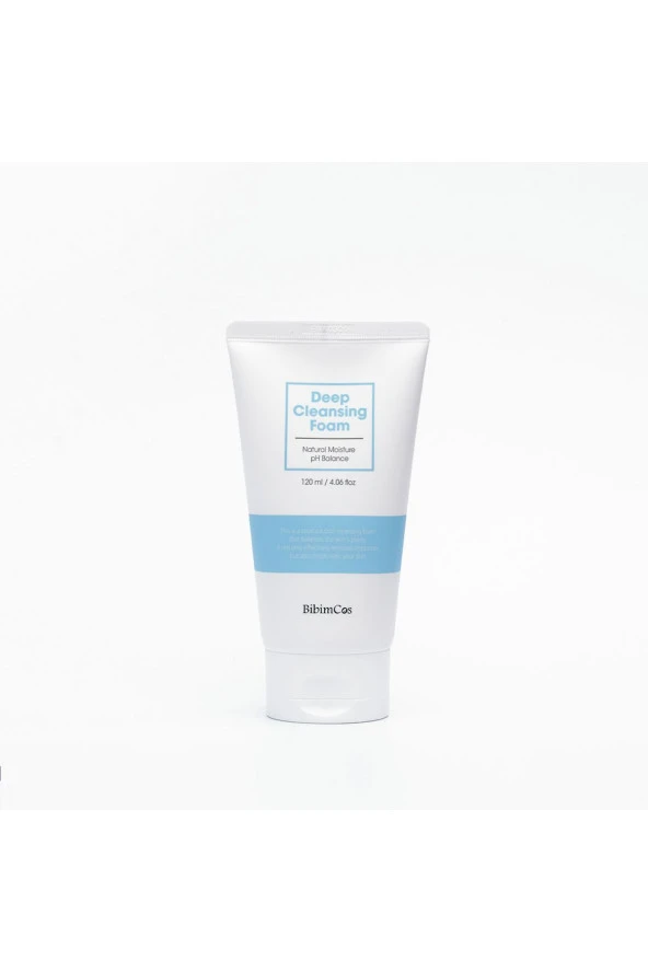 Bibimcos Deep Cleansing Foam 120ml – Yüz Temizleyici Köpük ürün görseli 1