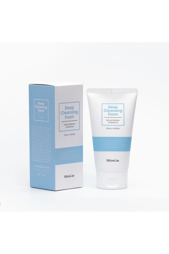 Bibimcos Deep Cleansing Foam 120ml – Yüz Temizleyici Köpük - Resim 2