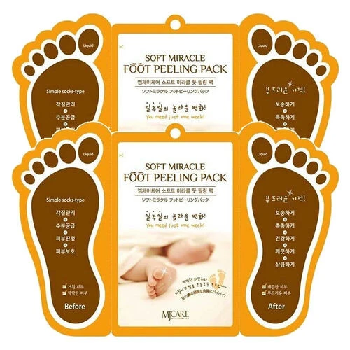 Mjcare Miracle Foot Peeling Pack - Çorap Tipi Ayak Peeling Maskesi 2'li