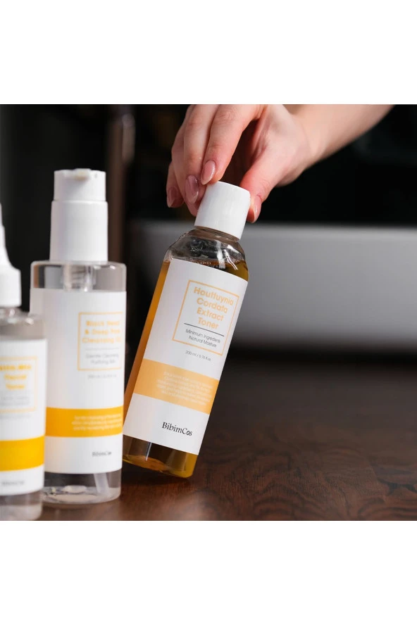 Bibimcos Hottuynia Cordata Extract Toner 200 ml – Arındırıcı Tonik - 4