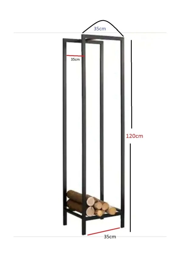 Evdesa Metal Şömine Odunluk Es001 - 4