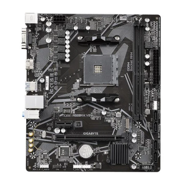 GIGABYTE A520M-K-V2 2xDDR4 VGA+HDMI 1xM2 AM4 ANAKART