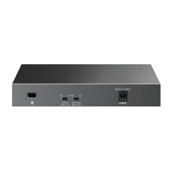 TP-LINK LS106LP 6 PORT 10/100 4 PORT POE+ YONETILEMEZ DESKTOP SWITCH METAL KASA - 2