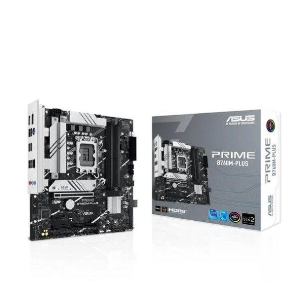 ASUS PRIME B760M-PLUS 4xDDR5 HDMI/DP 2xM.2 2.5Gbit LAN 1700P ANAKART