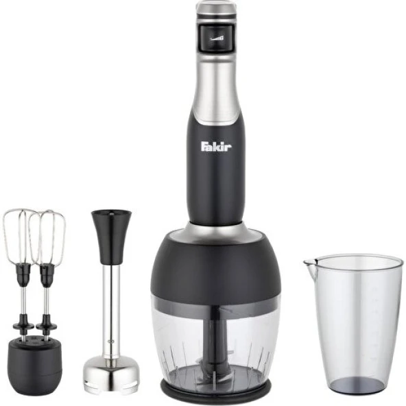 FAKİR SPEED LUCCA BLENDER SETİ BLACK & SİLVER