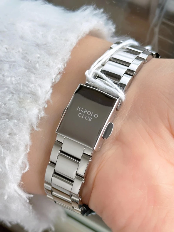 JG. Polo Clup JPC.0224.S03988.01 Çelik Kadın Kol Saati - Resim 3