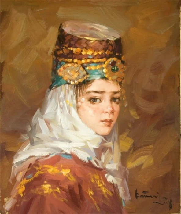 Yörük Kızı - Kanvas Tablo