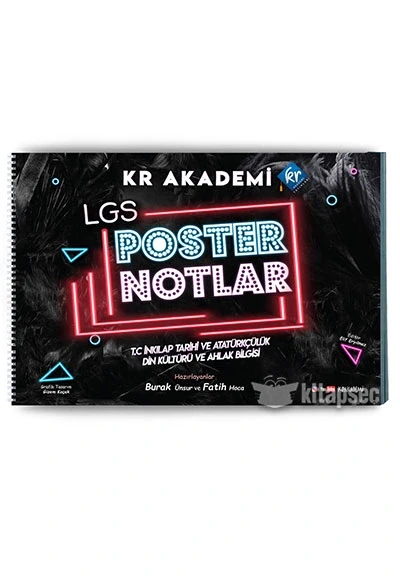 LGS İNKİLAP TARİHİ POSTER NOTLAR KR AKADEMİ ürün görseli