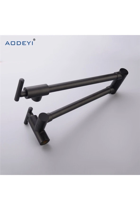 Mutfak Ocak Üstü Musluk Pot Yeni Model Mat Siyah Renk Ithal 5 Yıl Garantili - Resim 6