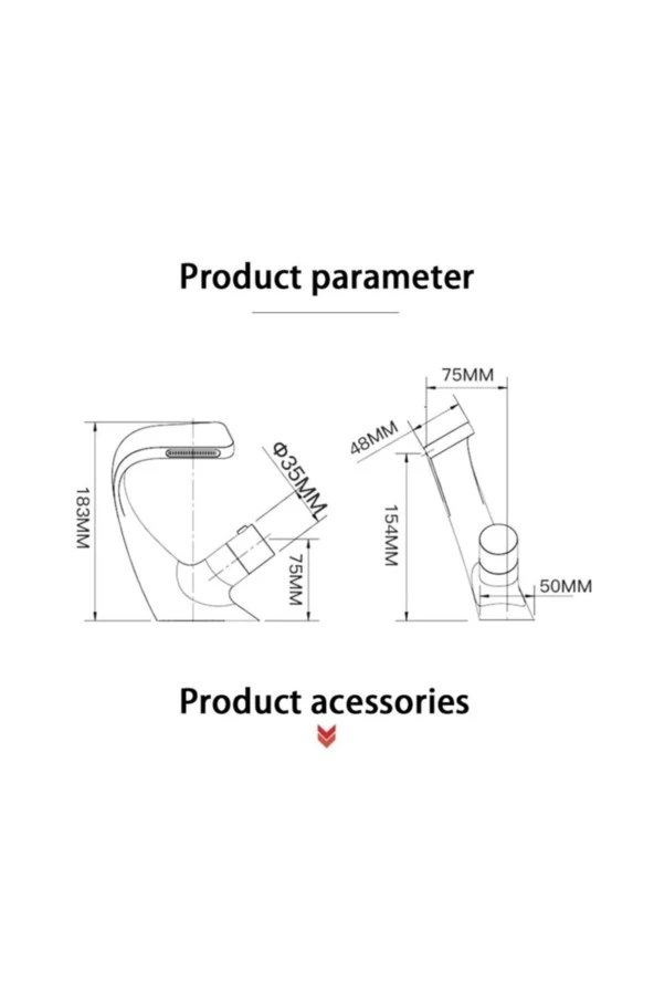 Banyo Lavabo Bataryası Beyaz Şelale Tasarım 7 Yıl Garantili - Resim 6