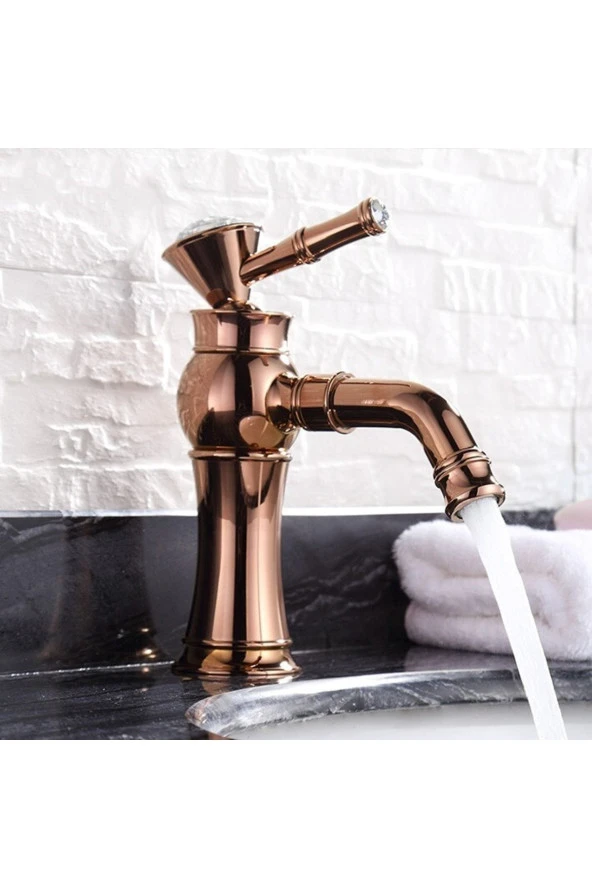 Banyo Lavabo Bataryası Rose Yeni Taşlı Model - 5