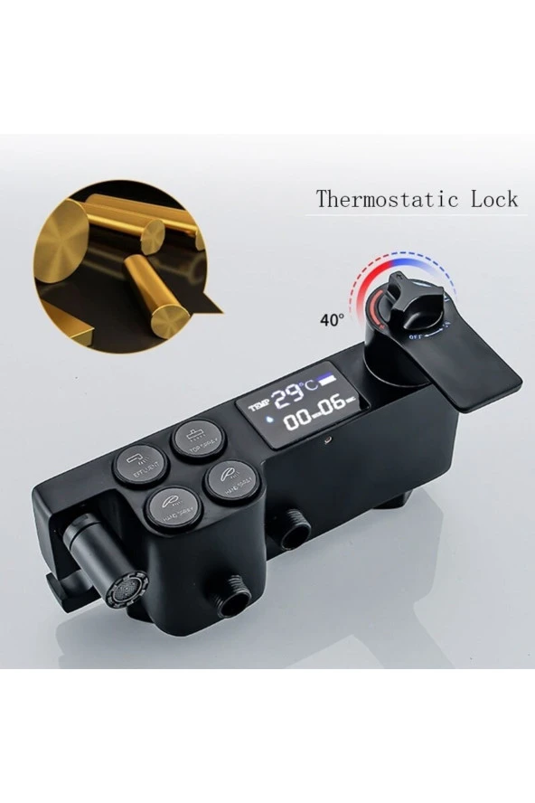 Banyo Bataryası Duş Seti Dijital Yeni Model Bideli Termostatlı Ithal 7 Yıl Garantili - Resim 3