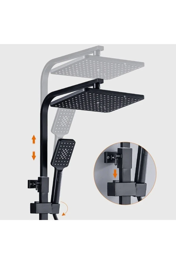 Banyo Bataryası Duş Seti Dijital Yeni Model Bideli Termostatlı Ithal 7 Yıl Garantili - Resim 6