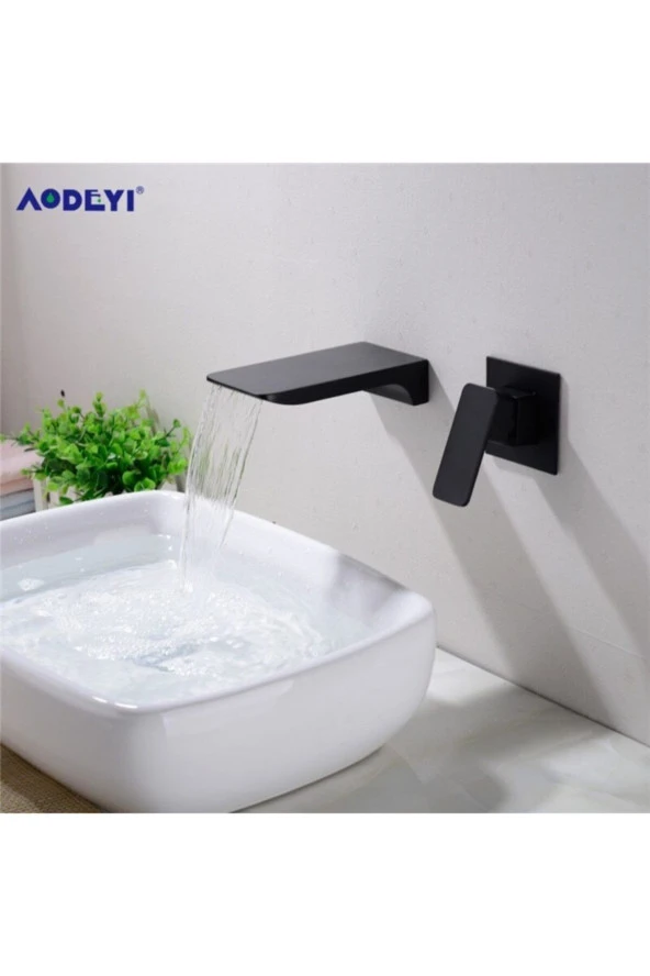 Banyo Lavabo Bataryası Ankastre Siyah Set Yeni Sıva Altı Dahil 7 Yıl Garantili ürün görseli