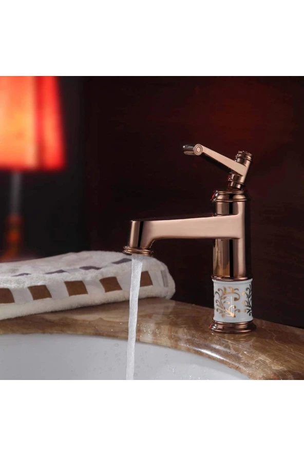 BANYO LAVABO BATARYASI ROSE SERAMİK ÖZEL SERİ YENİ MODEL 5 YIL GARANTİLİ İTHAL