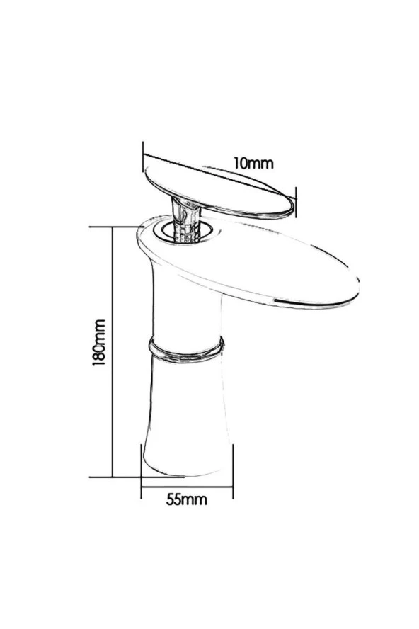 Banyo Lavabo Bataryası Şelale Mat Siyah Modeli Yeni Tasarım Ürünü 7 Yıl Garantili - 4