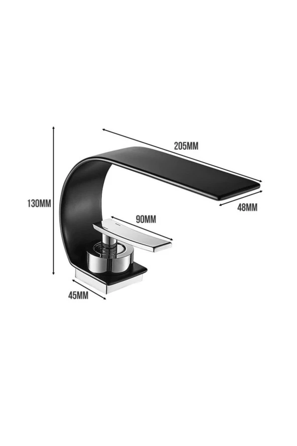Banyo Lavabo Bataryası Beyaz/krom Şelale Yeni 5 Yıl Garantili Ithal Orjinal Ürün. - 2