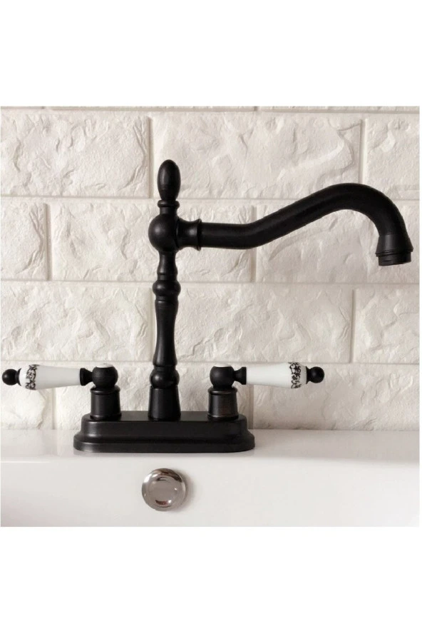 Banyo Lavabo Bataryası Ankastre Mat Siyah Renk Yeni Model 5 Yıl Garantili - 3