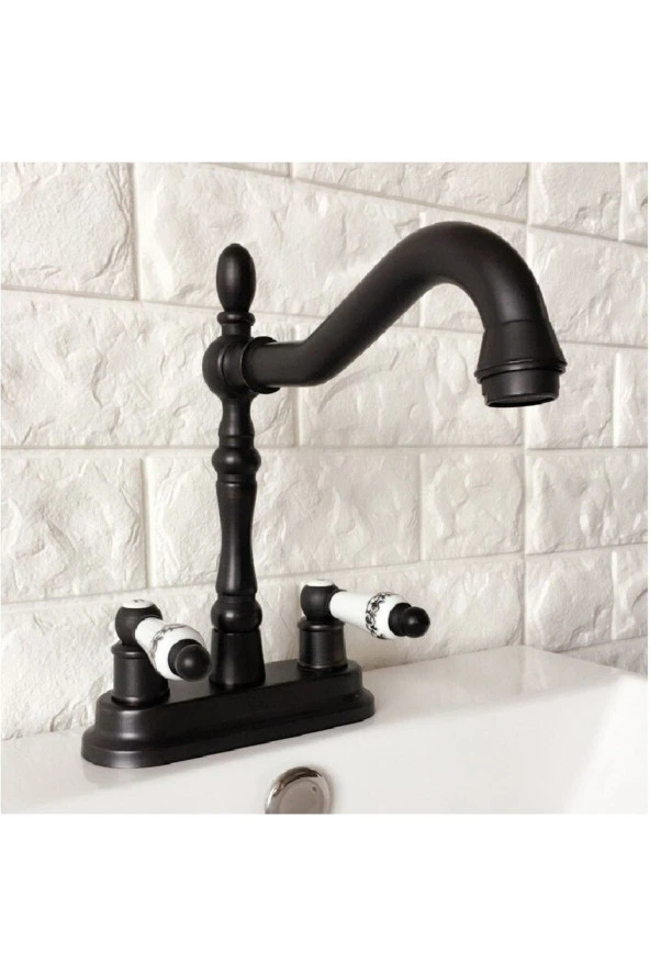 Banyo Lavabo Bataryası Ankastre Mat Siyah Renk Yeni Model 5 Yıl Garantili - 4