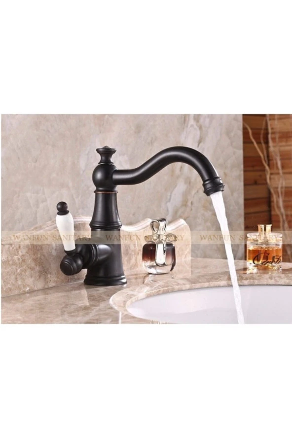 Banyo Lavabo Bataryası Antik Siyah Yeni Model 5 Yıl Garantili ürün görseli