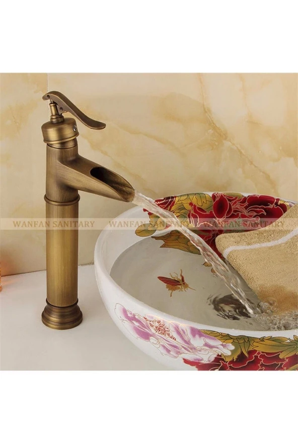 Banyo Çanak Lavabo Bataryası Antik Şelale Yeni Ürün - Resim 3