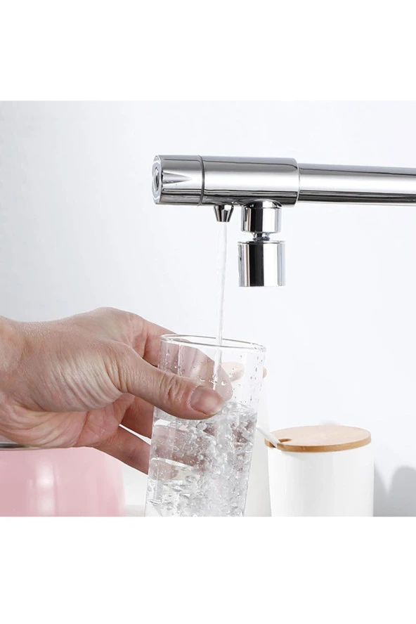 Mutfak Pencere Önü Katlanır Evye Bataryası Su Arıtma Çıkışlı Yeni Mat Krom 7 Yıl Ithal Garantili - Resim 2