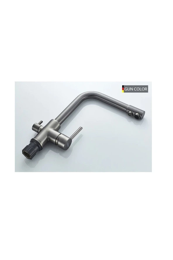 Mutfak Evye Bataryası Dual Flow Arıtma Çıkışlı Antrasit Gri 7 Yıl Garantili Ithal - Resim 5